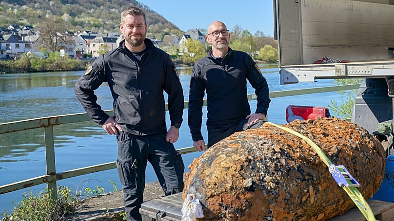 Der Kampfmittelräumdienst (KMRD) hat am 8. April in Koblenz erfolgreich eine 500-kg-Bombe aus dem Zweiten Weltkrieg entschärft.