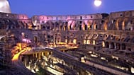 Rome's Colosseum is seen at night in this July 18, 2000 photo.