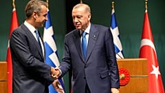 Kyriakos Mitsotakis-Recep Tayyip Erdogan