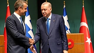 Kyriakos Mitsotakis-Recep Tayyip Erdogan