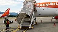 An Easyjet Airbus A320 airplane arrives from London Gatwick at Geneva Airport, Switzerland, on Saturday, 11. July 2026.