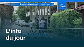 L’info du jour | 7 août 2026 - Mi-journée