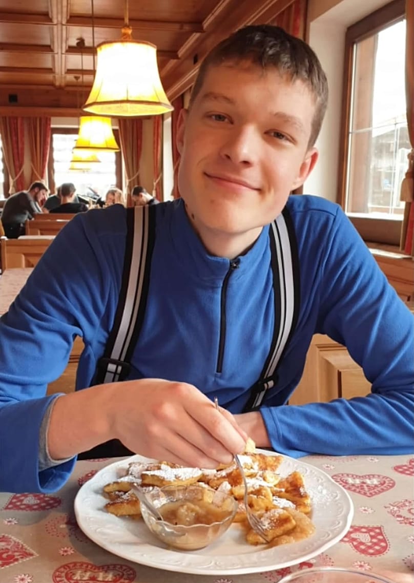 Marius Dick bei einem Ausflug.