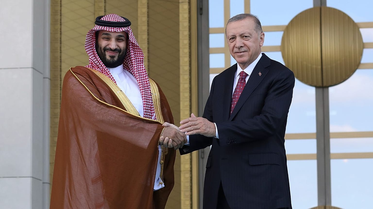 رجب طیب اردوغان و محمد بن سلمان