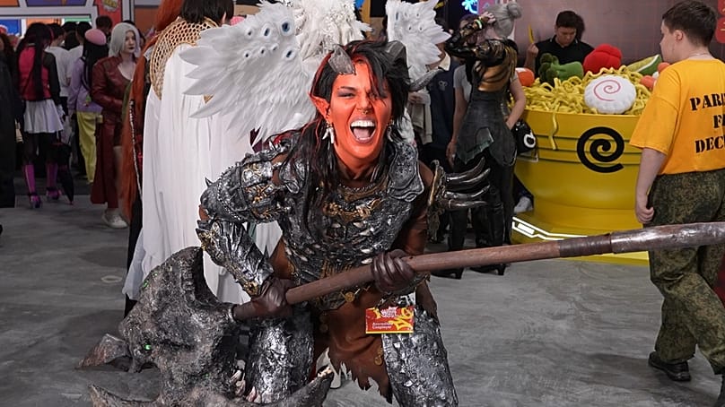 Cosplayers στο Comic Con Astana 2026