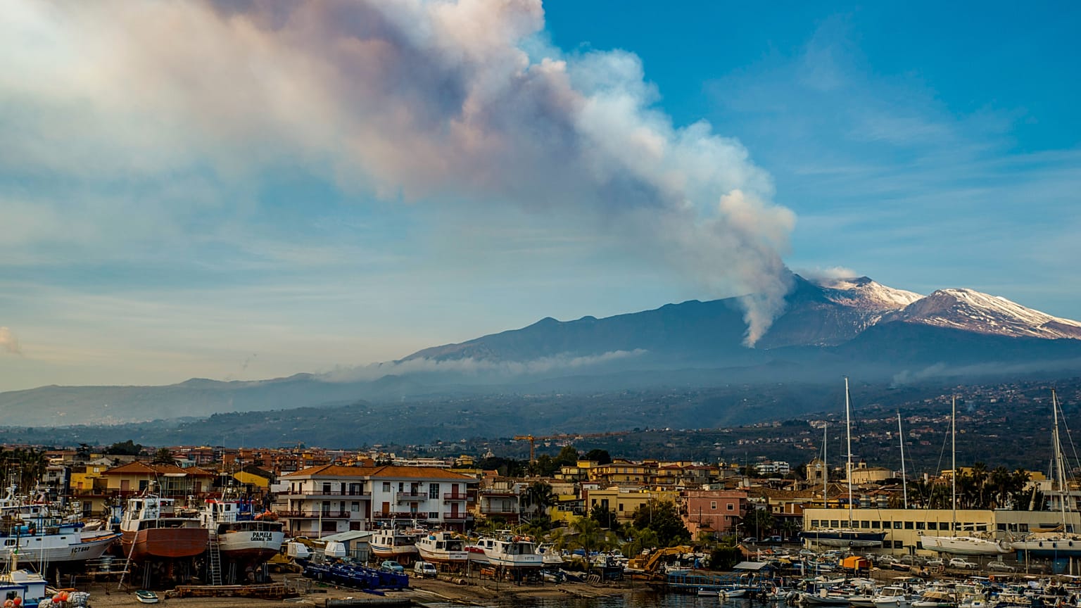 Foto di archivio dell'Etna
