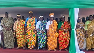 Ivory Coast celebrates return of sacred 'talking drum' looted by France