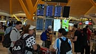 Aeroporto di Madrid, immagine d'archivio