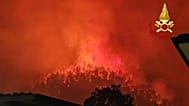 Incendio a Tignale, Vigili del Fuoco in azione