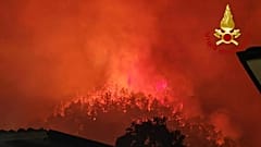 Brand in Tignale: Feuerwehr im Einsatz