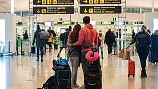 Aeroporto di Barcellona, immagine d'archivio