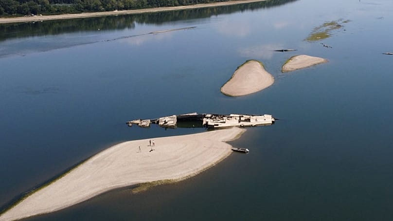 Barco del Ejército alemán hundido durante la 2ª Guerra Mundial, agosto de 2026