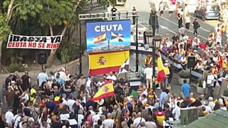 Un momento de la manifestación