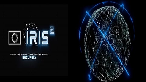 The IRIS logo on a dark background