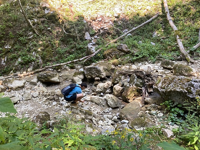 Kurumuş dere yatağı