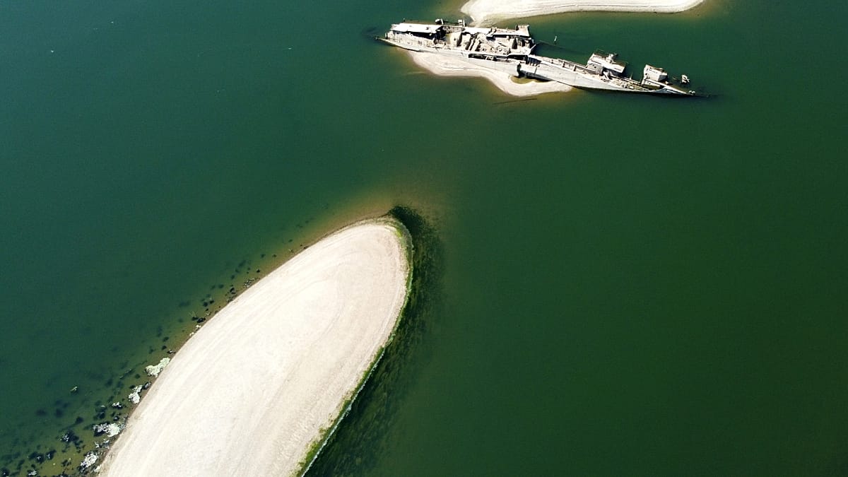 Water levels across the Balkans have fallen to record lows Water levels across the Balkans have fallen to record lows