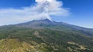 L'Etna in una fase di eruzione