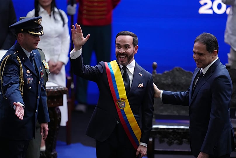 Abelardo de la Espriellá elnök beiktatása