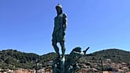 La estatua de Ulises en Ítaca