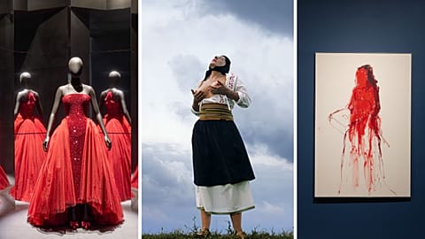 Schiaparelli: Fashion Becomes Art at V&A South Kensington — Marina Abramović, from the series Balkan Erotic Epic — 