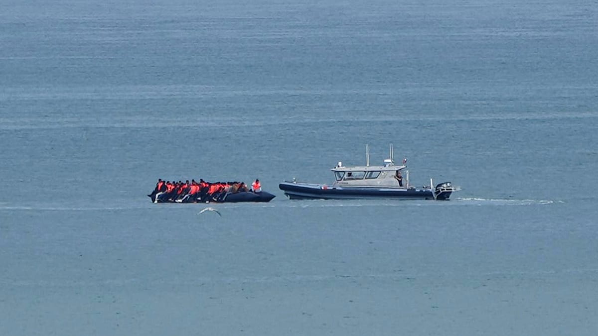 Record 230 migrants cross English Channel in single small boat, French officials say