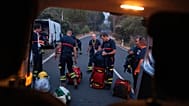 Fire crews are deployed to battle a wildfire near El Tiemblo, 29 July, 2026