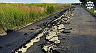 On Friday, a 60-year-old farmer drove his Ursus tractor onto a newly laid tarmac road in Gliwice and ploughed about 200 metres of its surface.