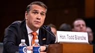 Acting Attorney General Todd Blanche appears before the Senate Judiciary Committee on Capitol Hill in Washington, 15 July, 2026