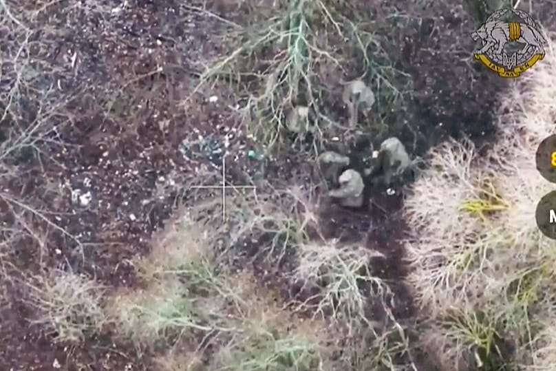 Ukrainian forces capturing two North Korean soldiers fighting alongside Russian forces in Russia’s Kursk region, 11 January, 2025