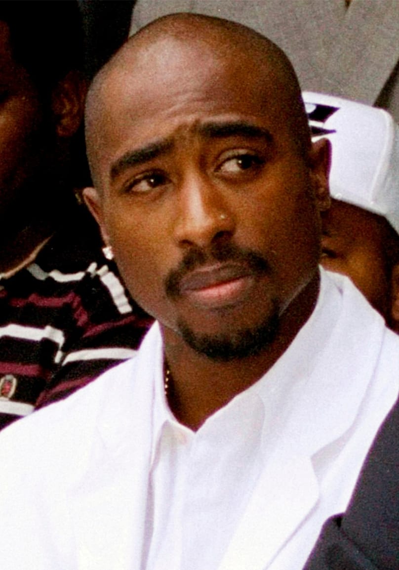 Le rappeur Tupac Shakur à Los Angeles, le 15 août 1996.