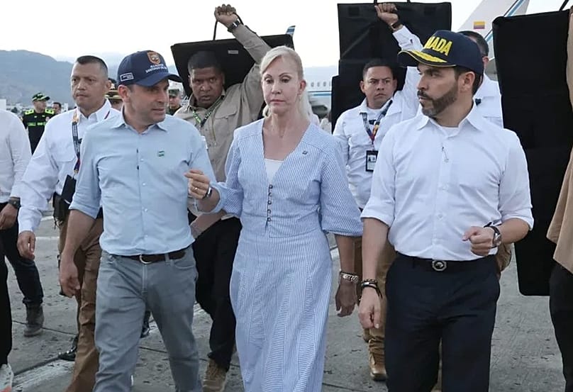 Captura de pantalla de la cuenta en X del alcalde de Cali, Alejandro Éder, Dilian Francisca Toro, y el presidente,  Abelardo de la Espriella