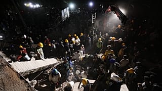 Rescue workers and residents search through the rubble after an earthquake struck Cali, 10 August, 2026