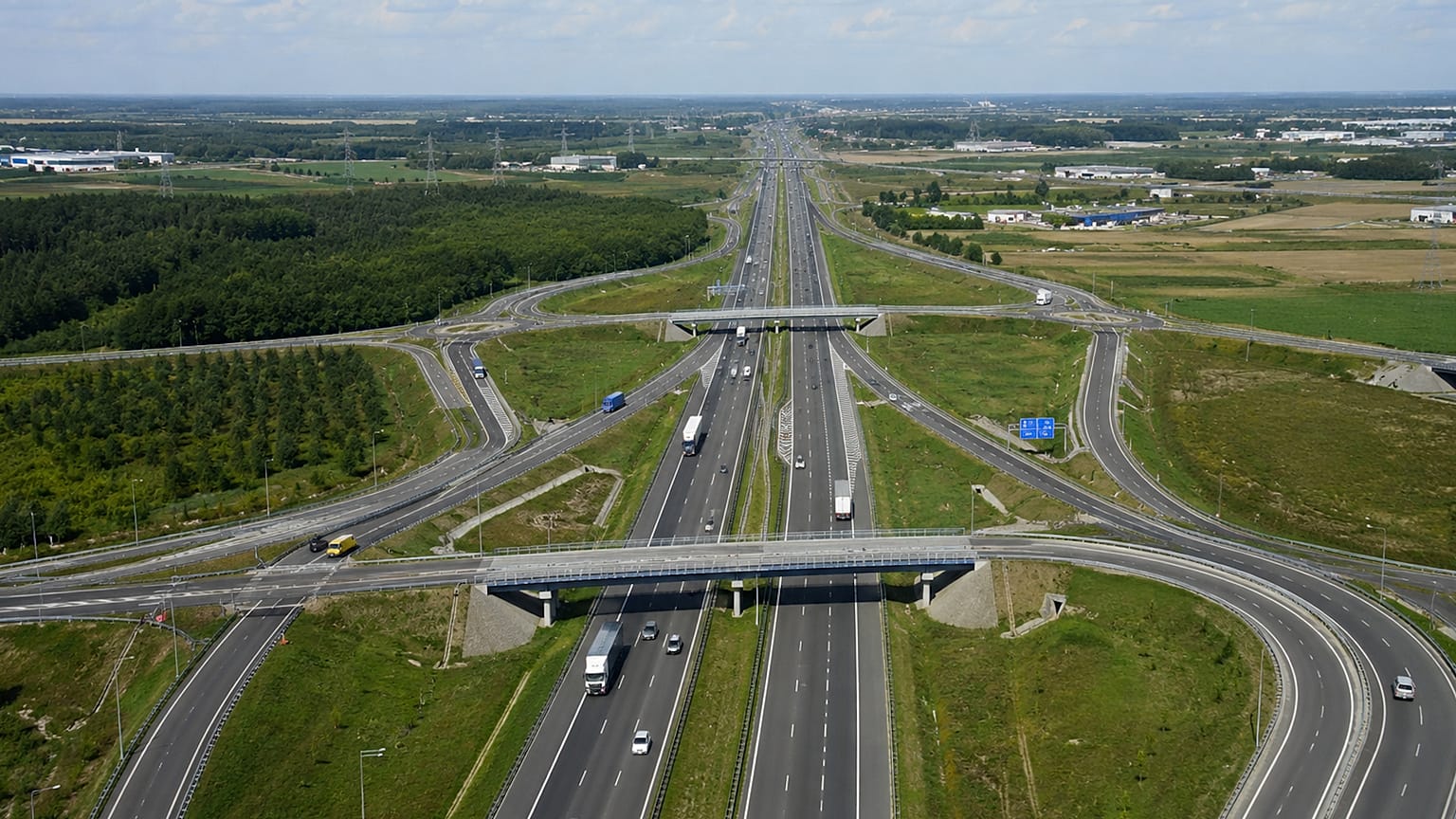 Polska coraz bliżej kompletnej sieci autostrad.