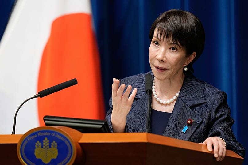 Japan's Prime Minister Sanae Takaichi speaks during a news conference in Tokyo, 21 October, 2025