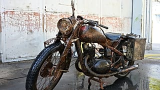 Das Wehrmachtsmotorrad aus der Donau, eine DKW NZ 350-1