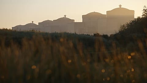 View of the Gravelines nuclear power station, 28 September, 2025