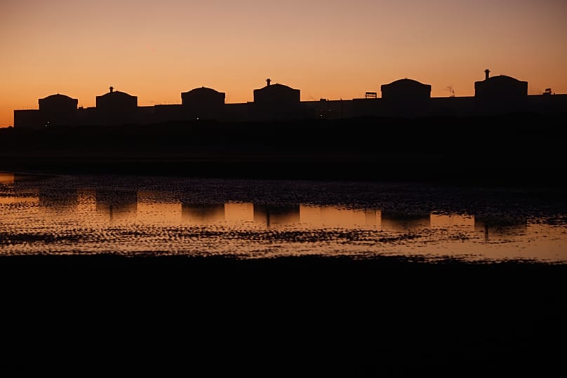 View of the Gravelines nuclear power station, 28 September, 2025
