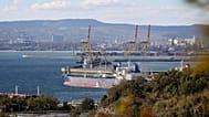 FILE - An oil tanker is moored in Novorossiysk, Russia, on Oct. 11, 2022, one of the largest facilities for oil and petroleum products in southern Russia.