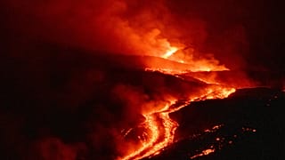 Ätna-Ausbruch bei Catania, Italien, elfter August 2028