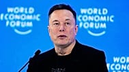 Elon Musk podczas Światowego Forum Ekonomicznego w Davos w Szwajcarii, 22 stycznia 2026 r.