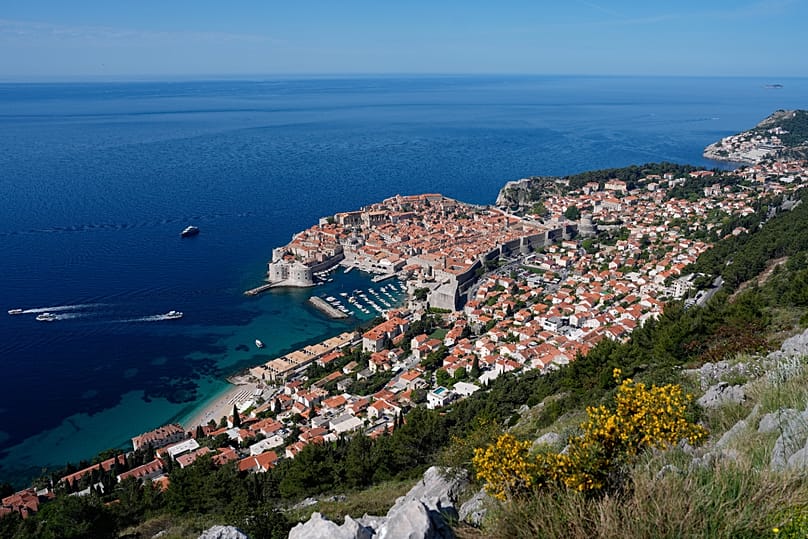 Old town of Dubrovnik lines the shore of the Adriatic Sea, 27 April, 2026