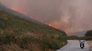 Incendios forestales en Valença (Portugal)