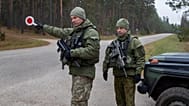 Литовские пограничники на границе с Беларусью. Демонстрационное фото.