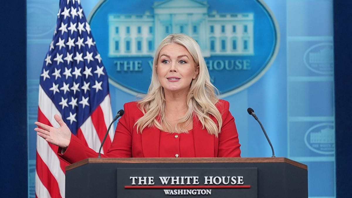 White House press secretary Karoline Leavitt to leave role at end of month, Trump says