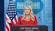 White House press secretary Karoline Leavitt speaks with reporters in the James Brady Press Briefing Room at the White House, 23 July, 2026