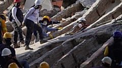 Trabajos de rescate tras el terremoto de Colombia