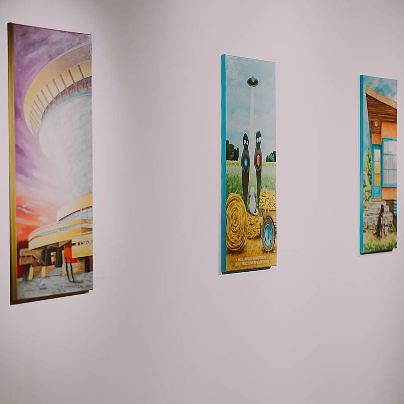Exhibition of works by Michał Prażmo at Rondo Sztuki in Katowice