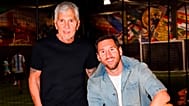 Emotiva despedida de Messi a su padre