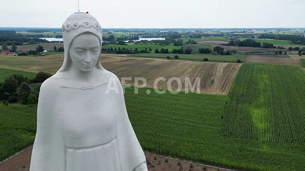 Europe’s tallest Virgin Mary statue rises in Polish village Europe’s tallest Virgin Mary statue rises in Polish village