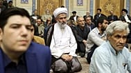 Hojjat-o-islam Hossein Taeb at a place of worship in Tehran, 1 May 2017
